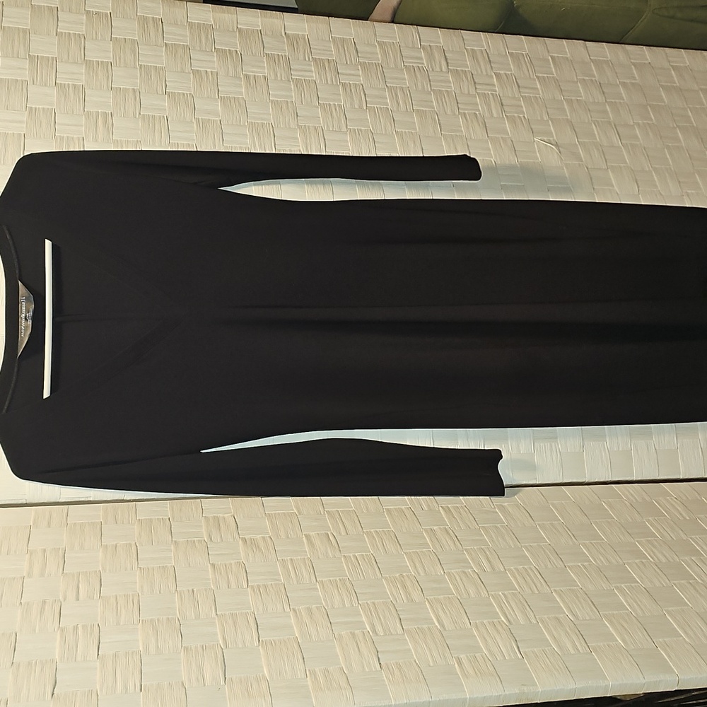 Norma Kamali Black Long Sleeve Dress